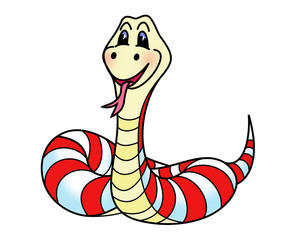 Fototapeta premium cartoon snake
