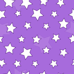 Seamless background with stars