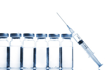 Vials and Syringe