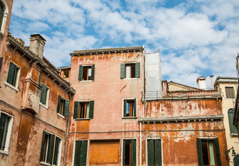 Ancient Plaster Walls in Venice
