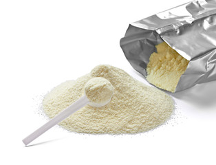 baby infant food powder milk spoon