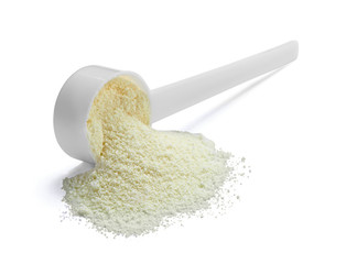 baby infant food powder milk spoon