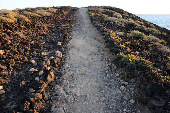 Pathway in the Volcanic Desert