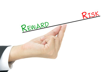 Comparison between reward and risk