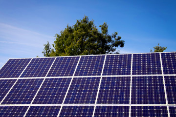 Solar Panel and blue sky