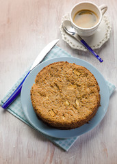 bread cake with apple
