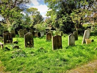 Cemetery in London