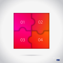 Puzzle Design.Vector template