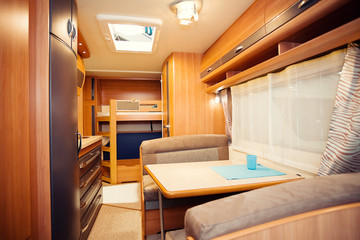 Interior of Modern Camper