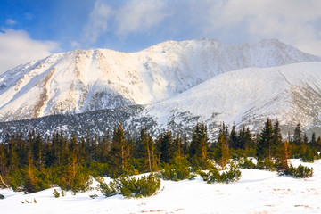 Hala Gasienicowa, winter landscape, High Tatra Mountains