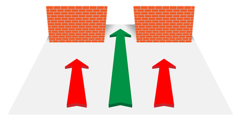 three ways from arrows