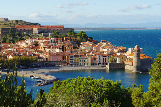 Collioure coastal village in France