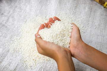 Rice on hand