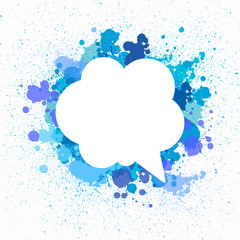 Vector Illustration of an Abstract Background with Blots