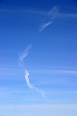 Fototapeta premium Ślad na niebie