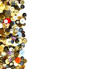 Vorlage mit  balken aus knöpfen, auslaufend, präsentation