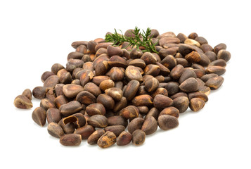 Cedar nut heap