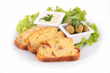 slice of loaf cake