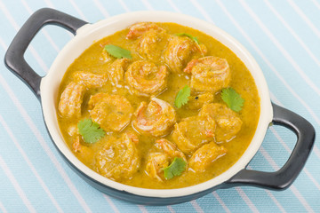 Moqueca de Camarao - Brazilian prawns in coconut milk and dende