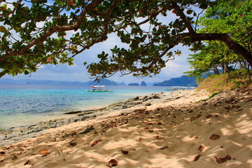 Landscape of El Nido. Palawan island. Philippines.