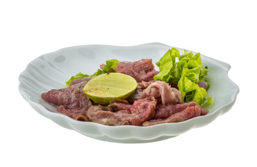 Beef carpaccio