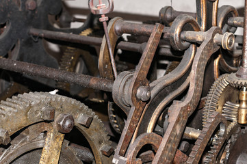 church clock machinery