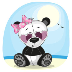 Panda in sunglasses