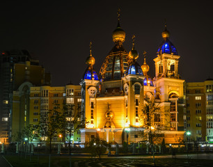 Obraz premium Храм Рождества Христова на Оболони