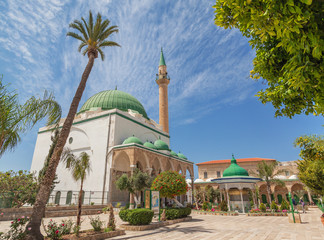 Fototapeta na wymiar Meczet Al Jazzar Acre