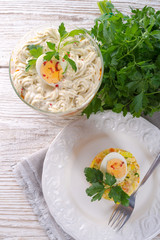 Polish vegetable salad