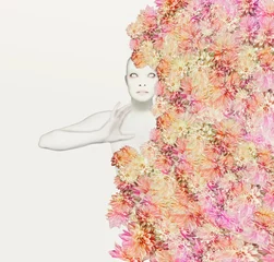 Poster Im Rahmen Floral costume © vali_111