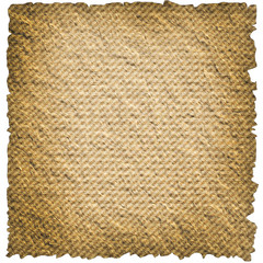 Blank vintage  paper isolated on white background