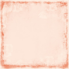 Orange scratched vintage background