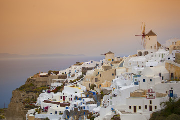 Fototapeta premium Santorini sunset
