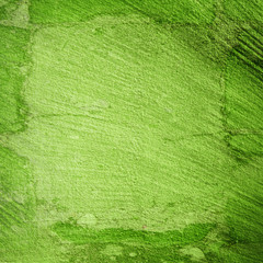 Grain green paint wall background or texture