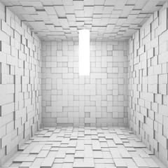 Cube room - 3D Render