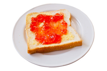 Bread with jam