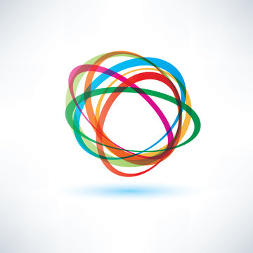 abstract vector symbol, business deisign element