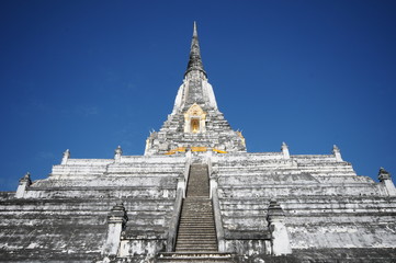 Chedi Phukhao Thong at Ayutthaya , Thailand