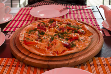 Pizza, пица, ресторан, кафе, еда, фаст фуд, закусочная