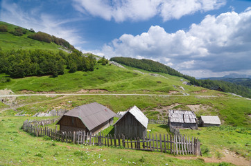Fototapeta premium Mountain Hut In Montenegro