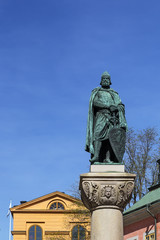 Fototapeta premium statue of Birger Jarl, Stockholm