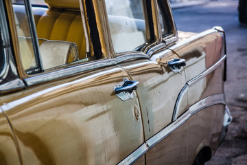 Classic old American car - oldtimer