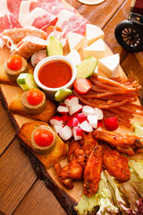 Fototapeta premium appetizer in the bar