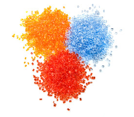 plastic polymer granules