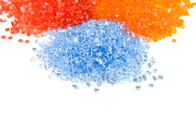 plastic polymer granules