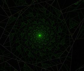 green fantasy background fractal detailed illustration
