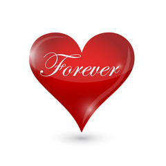 forever heart illustration design