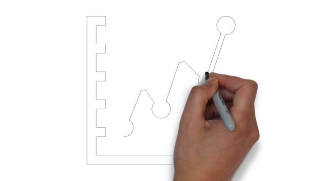 Chart Kurve Erfolg B&ouml;rse Umsatz Gewinn Diagramm