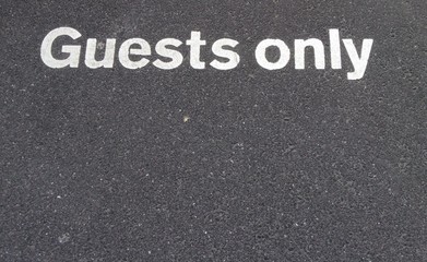 Strassenmarkierung Guests only